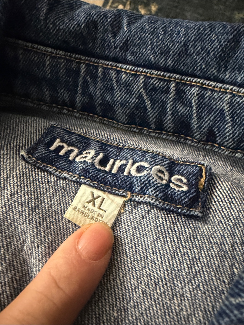Maurice’s denim vest - Picture 2 of 5